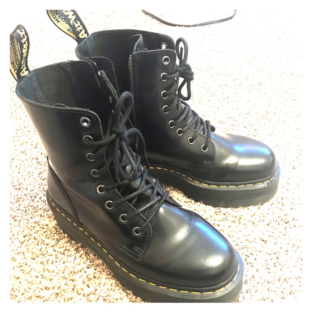 Dr. Marten Jadon black boots